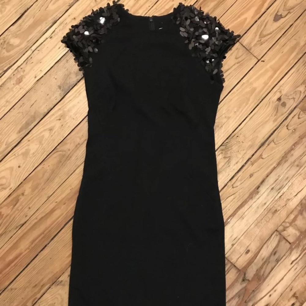 Michael Kors black sequin dress